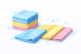 Кърпи за почистване, мокри кърпи