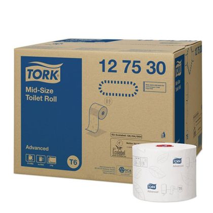 Тоалетна хартия Tork Advanced Mid-Size System T6
