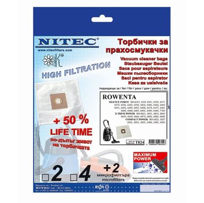 Торби за прахосмукачка Nitec T824