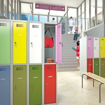 Метален гардероб Malow Wardrobe Locker SUS425W
