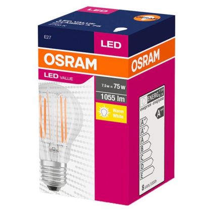 Крушка Osram LED Value Filament CLA75