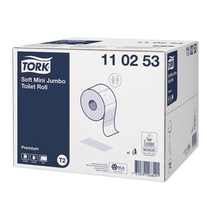 Тоалетна хартия Tork Premium Soft Mini Jumbo System T2