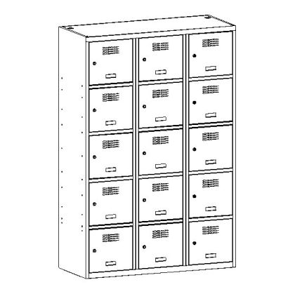 Метален гардероб Malow Wardrobe Locker SUS435W