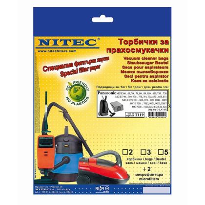 Торби за прахосмукачка Nitec T119