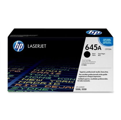 Тонер касета черна HP no. 645A C9730A