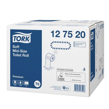 Тоалетна хартия Tork Premium Soft Mid-Size System T6
