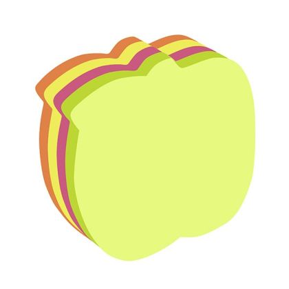 Самозалепващи листчета Info Notes Ябълка