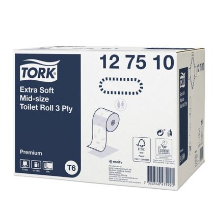 Тоалетна хартия Tork Premium Extra Soft Mid-Size System T6