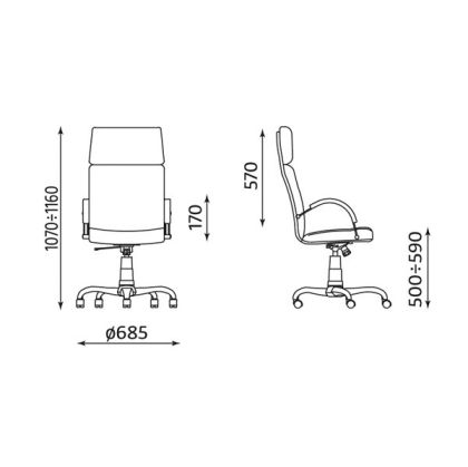 Стол Nadir Steel EcoLeather