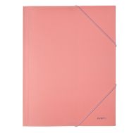 Папка с три капака и ластик OfficeMe Pastel