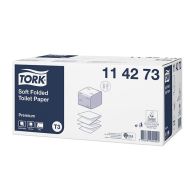 Тоалетна хартия на пачка Tork Premium Soft System T3