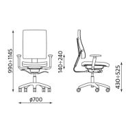 Стол 4ME White GTP