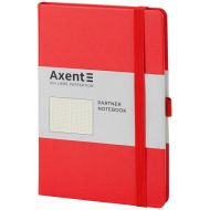 Бележник Axent Partner 125х195 96л.тв.к.Червен