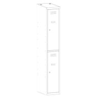 Метален гардероб Malow Wardrobe Locker SUS312W