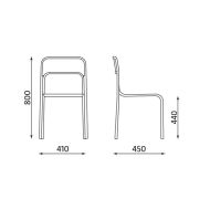 Стол Ascona Chrome