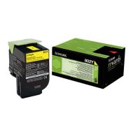 Тонер касета цветна Yellow Lexmark 80C20Y0